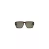 PHILIPP PLEIN SPP081-550722 Okulary przeciwsłoneczne męskie Czarna oprawka acetatowa Szare szkła 55/17/145 mm