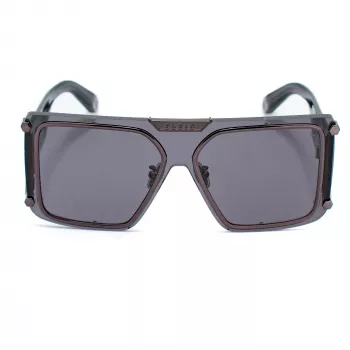 Okulary przeciwsłoneczne męskie Philipp Plein SPP096M990I86 Pilot Aviator Metal Black Grey Gradient UV400 99mm