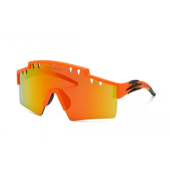 Okulary przeciwsłoneczne męskie Philipp Plein SSP001-99B55A Shield Czarna Oprawka Szare Szkło 99/0/130 mm