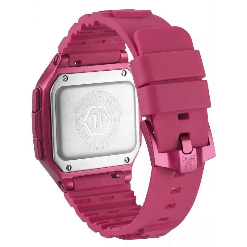 Philipp Plein The $keleton Automatyczny Zegarek Unisex PWHAA0121 47mm Czarny Silikon
