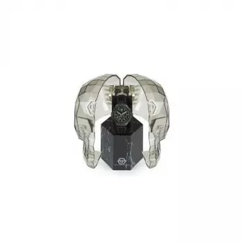 Philipp Plein The $keleton Męski Zegarek Automatyczny PWPRA0624 46mm Stal Szlachetna Czarny Silikon