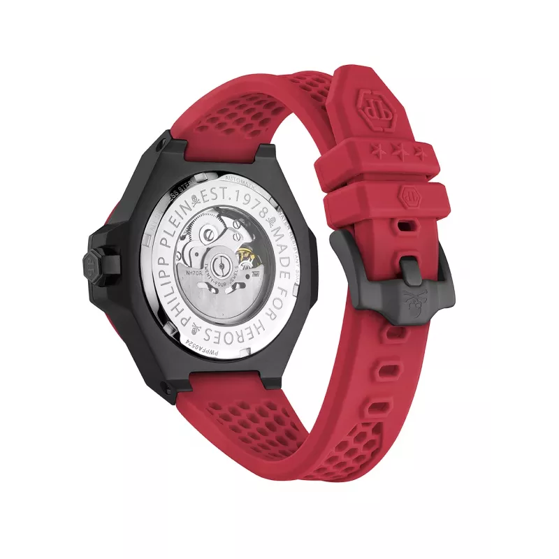 Zegarek męski Philipp Plein The $kull King PWPFA0524 44 mm Czarny silikon