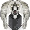 Philipp Plein The Skeleton Męski Zegarek Automatyczny PWPFA0724 46mm Czarny Silikon