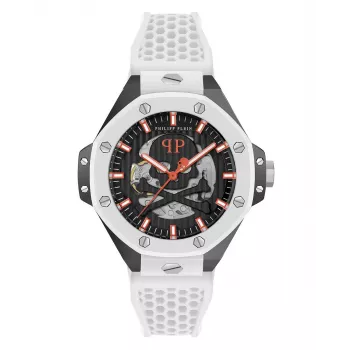 Philipp Plein The Skeleton Męski Zegarek Automatyczny PWPFA0724 46mm Czarny Silikon