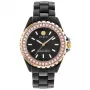 Zegarek damski Philipp Plein The Skull na kwarc 38mm Stal nierdzewna Czarny Silikon PWPPA0324