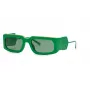 PHILIPP PLEIN Unisex Okulary Przeciwsłoneczne SPP119M580859 - Czarna Oprawka, Szare Szkła, 58mm