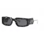 Okulary przeciwsłoneczne unisex PHILIPP PLEIN SPP119M580Z21 - czarna oprawka acetatowa, szare soczewki poliwęglanowe, ochrona UV400