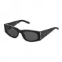 Okulary przeciwsłoneczne Philipp Plein damskie kocie oko SPP025S550700 - błyszczący czarny acetat, soczewki dymne, UV400