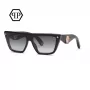 Okulary przeciwsłoneczne Philipp Plein damskie kocie oko SPP172S530700 czarno-szary gradient 53mm