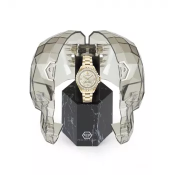 Zegarek damski Philipp Plein PWPOA0624 The G.O.A.T. Kwarcowy Analogowy 38 mm Różowe Złoto