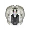 Zegarek Philipp Plein PWPPA0124 The Skeleton Quartz dla kobiet 38mm Koperta ze stali szlachetnej w kolorze różowego złota PVD Czarny pasek silikonowy