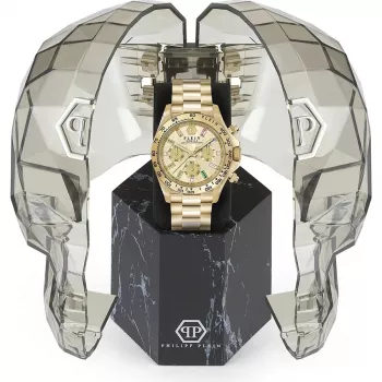 Zegarek damski Philipp Plein PWSBA0223 kwarcowy analogowy 38mm różowe złoto stal nierdzewna