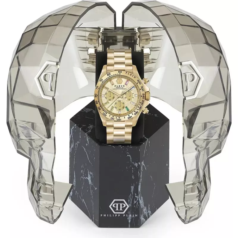 Zegarek damski Philipp Plein PWSBA0223 kwarcowy analogowy 38mm różowe złoto stal nierdzewna