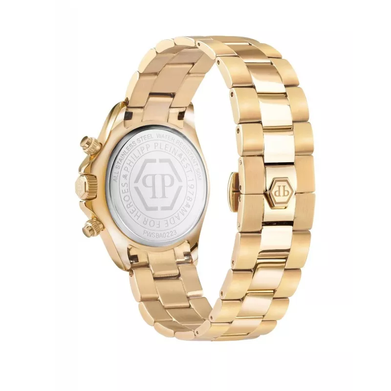 Zegarek damski Philipp Plein PWSBA0223 kwarcowy analogowy 38mm różowe złoto stal nierdzewna