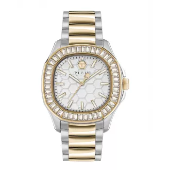 Zegarek automatyczny Philipp Plein PWTAA0523 z szkieletowym cyferblatem 38mm, stal szlachetna w kolorze różowego złota i czarny silikon