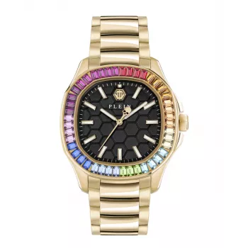 Zegarek damski Philipp Plein PWTAA1224 The G.O.A.T. Kwarcowy Analogowy 37mm Różowe Złoto Stal Szlachetna
