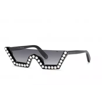 Okulary przeciwsłoneczne Philipp Plein damskie SPP031S990700 czarna oprawka UV400