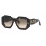 Okulary przeciwsłoneczne Philipp Plein damskie SPP098M530700 - czarna oprawka acetatowa, szare soczewki, 53 mm