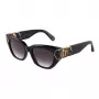 Okulary przeciwsłoneczne PHILIPP PLEIN dla kobiet SPP140M510869 - Czarna oprawka acetatowa, szare soczewki poliwęglanowe, ochrona UV400, 51mm