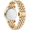 Zegarek damski Philipp Plein PW2BA0223 38mm Różowe Złoto Stal Szlachetna Biały Silikon