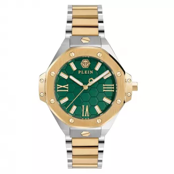 Zegarek damski Philipp Plein PWBDA0724 39mm Kwarcowy Stal nierdzewna Silikon Czarny