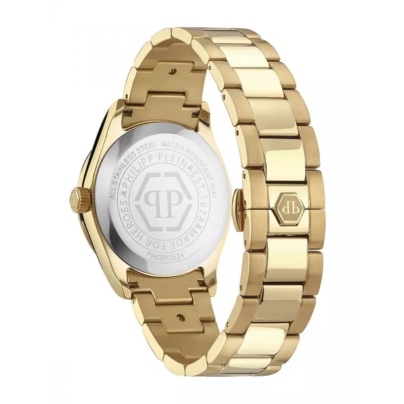 Zegarek damski Philipp Plein PWCDA0624 38mm Stal nierdzewna Kwarcowy