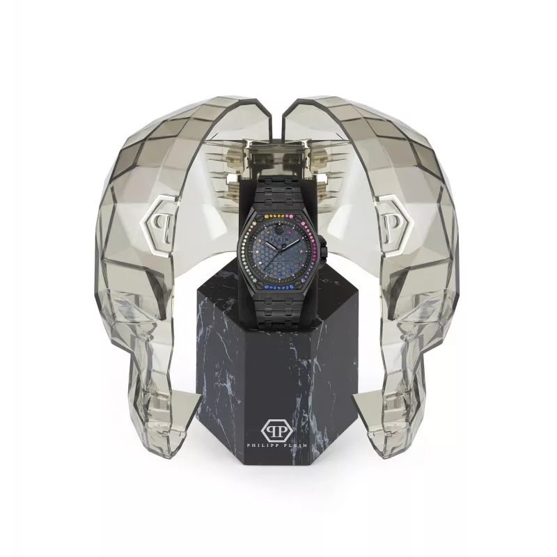 Zegarek damski Philipp Plein PWJAA1423 The Skull 38mm w kolorze różowego złota