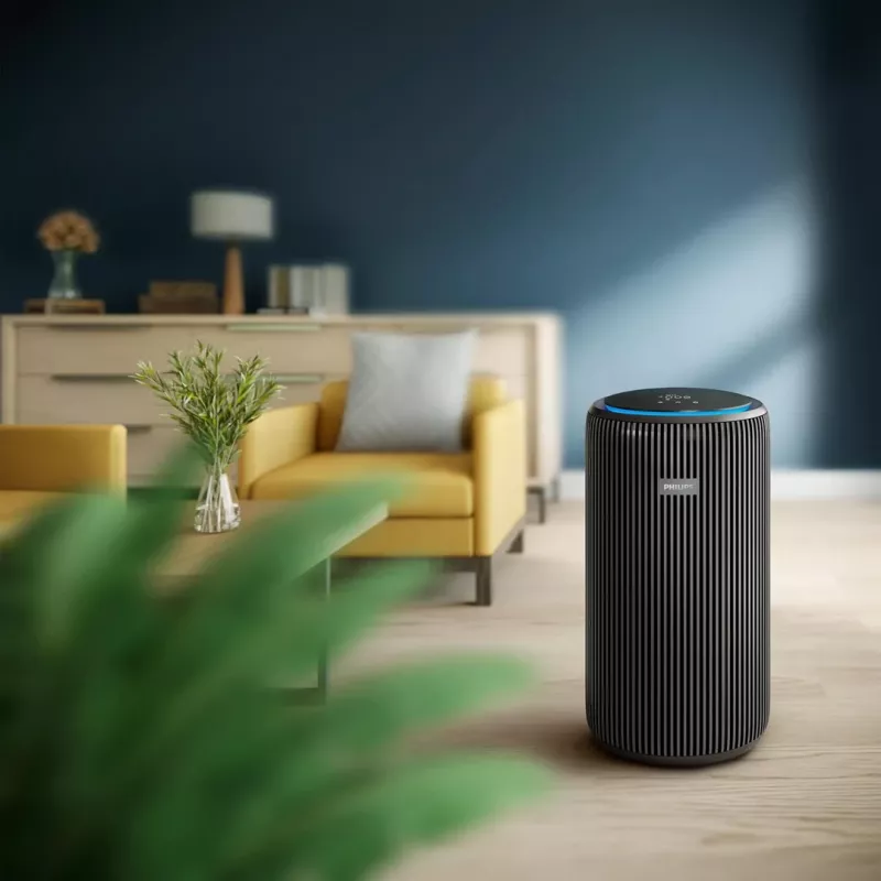 Philips 3200 Series AC3221/13 Oczyszczacz powietrza do pomieszczeń do 135 m², 400 m³/h CADR, Wi-Fi, Szary