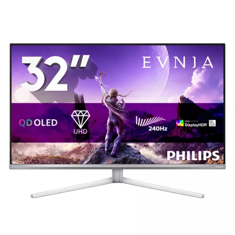 Philips 32M2N8900P/00 31.5 cala 4K OLED monitor gamingowy - 240Hz, 0.03ms, HDR, hub USB-C