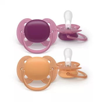 Philips Avent Ultra Soft Smoczek Neutral, 18M+, 2 sztuki