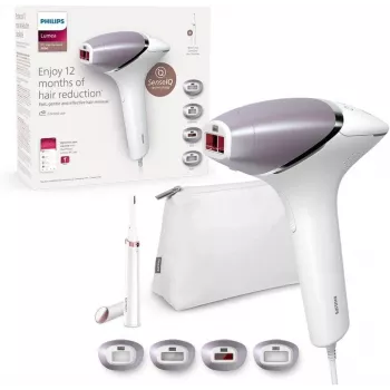 Philips Lumea IPL Prestige Series 8000 BRI949/00 Urządzenie do usuwania włosów z precyzyjnym trymerem (biały/jasny fiolet)