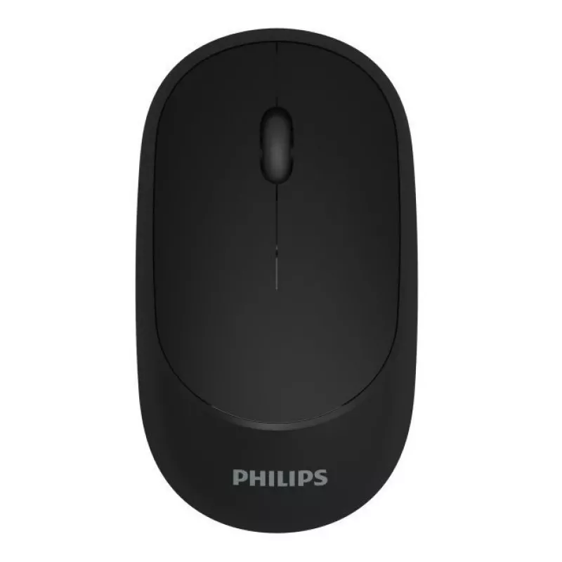 Philips M314 Stylowa i kompaktowa mysz bezprzewodowa 3 przyciski 800/1000/1200/1600dpi Czarna
