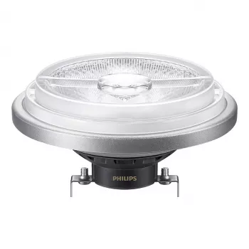 Philips MASTER ExpertColor 10.8W LED reflektor AR111 G53 40° ciepła biel 2700K ściemnialny