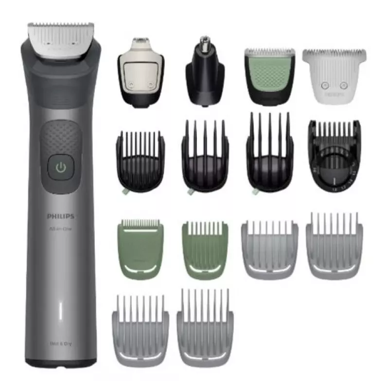 Philips MG7951/15 Multi-Groomer 15-in-1 – Trymer do brody, włosów, nosa i ciała, mokry i suchy