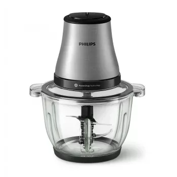 Philips Series 5000 Food Processor Chopper HR1504/00, 800 W, 2.1 L Bowl, Biały