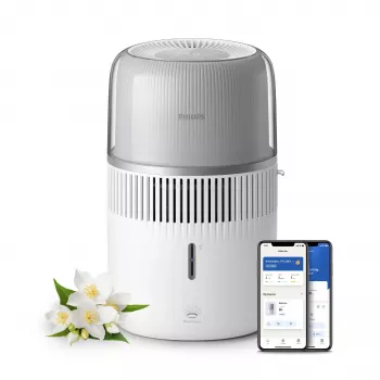 Philips Series 5000 HU5710 Dyfuzor Aromatu i Nawilżacz Srebrno-Biały