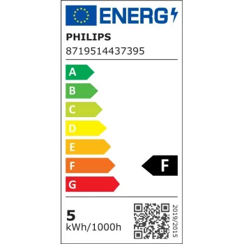 Philips Smart P45 E27 Wi-Fi Żarówka LED – odpowiednik 40W, regulowana biel i RGB, 4,9W, 470lm