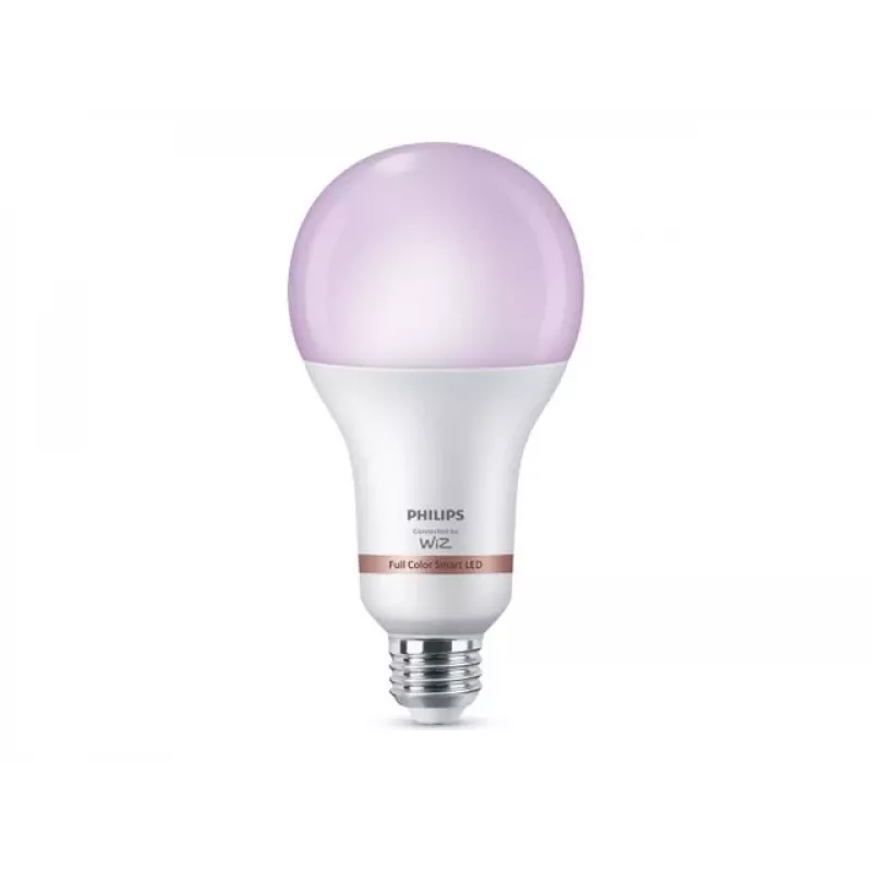 Philips Smart WFB 150W A80 E27 RGB Żarówka LED, 15W odpowiednik 150W, 1500 lumenów, regulowana biel i kolor, ściemnialna, współpracuje z Alexa