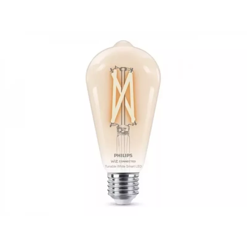 Philips Smart WFB 60W ST64 E27 927-65 CL 1PF/6 Żarówka LED z regulowaną bielą i Wi-Fi