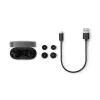 PHILIPS Słuchawki bezprzewodowe TAT2000BK/00 True Wireless douszne Bluetooth 5.0 z etui ładującym, IPX4 odporne na zachlapanie i pot, wbudowany mikrofon, czarne
