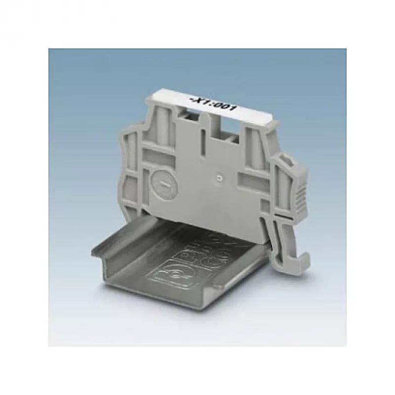 Phoenix 3022218 Endhalter CLIPFIX 35 - wspornik końcowy do szyny DIN NS 35, PA, szary