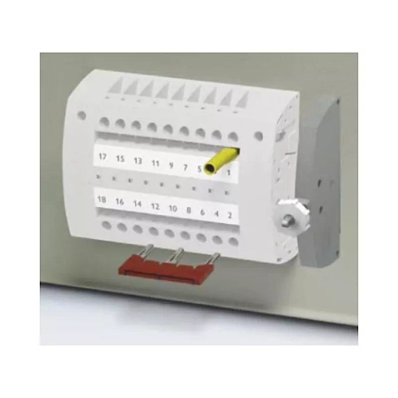 Phoenix 3030190 FBS 5-5 Mostek wtykowy, 5-biegunowy, skok 5,2 mm, czerwony, 32 A