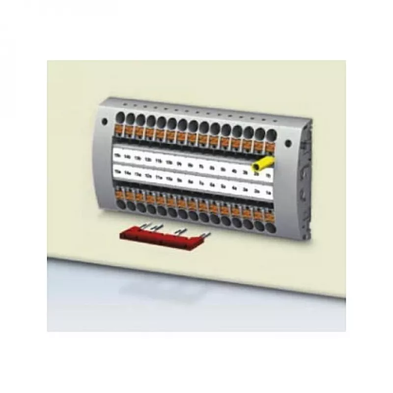 Phoenix 3030190 FBS 5-5 Mostek wtykowy, 5-biegunowy, skok 5,2 mm, czerwony, 32 A