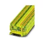 Phoenix 3209565 PT 2,5-TWIN-PE zacisk ochronny PE Push-in, zielono-żółty, 2,5 mm², szyna DIN
