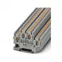Phoenix 3210567 PTTB 2.5 Dwupoziomowa listwa zaciskowa, Push-in, 2.5 mm², 500 V, 22 A, Szara