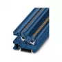 Phoenix 3213969 PTI 2,5 BU Złączka instalacyjna typu push-in, niebieska, 2,5 mm², 24 A, 500 V, szyna DIN