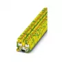 Phoenix Contact MPT 1,5/S-PE Mini ochronna listwa zaciskowa PE, Push-in, 1,5 mm², zielono-żółta, 3248110
