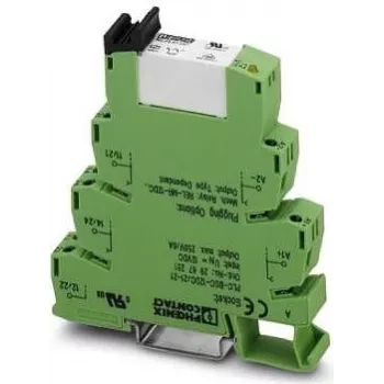 Phoenix Contact 2967112 Miniaturowy przekaźnik mocy, cewka 24 V DC, 1 styk N/O, 10 A, Push-in, DIN Rail