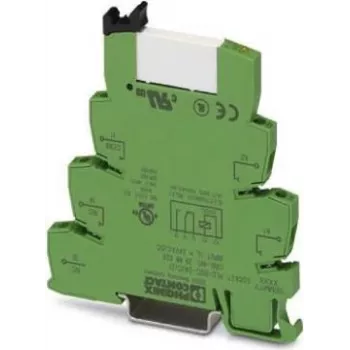 Przekaźnik interfejsowy Phoenix Contact PLC-RSC-24UC/21, cewka 24V AC/DC, 1 styk SPDT, 6A, szyna DIN, zielony