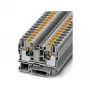 Phoenix 3212120 PT 10 Przepustowa listwa zaciskowa Push-in, 10 mm², szara